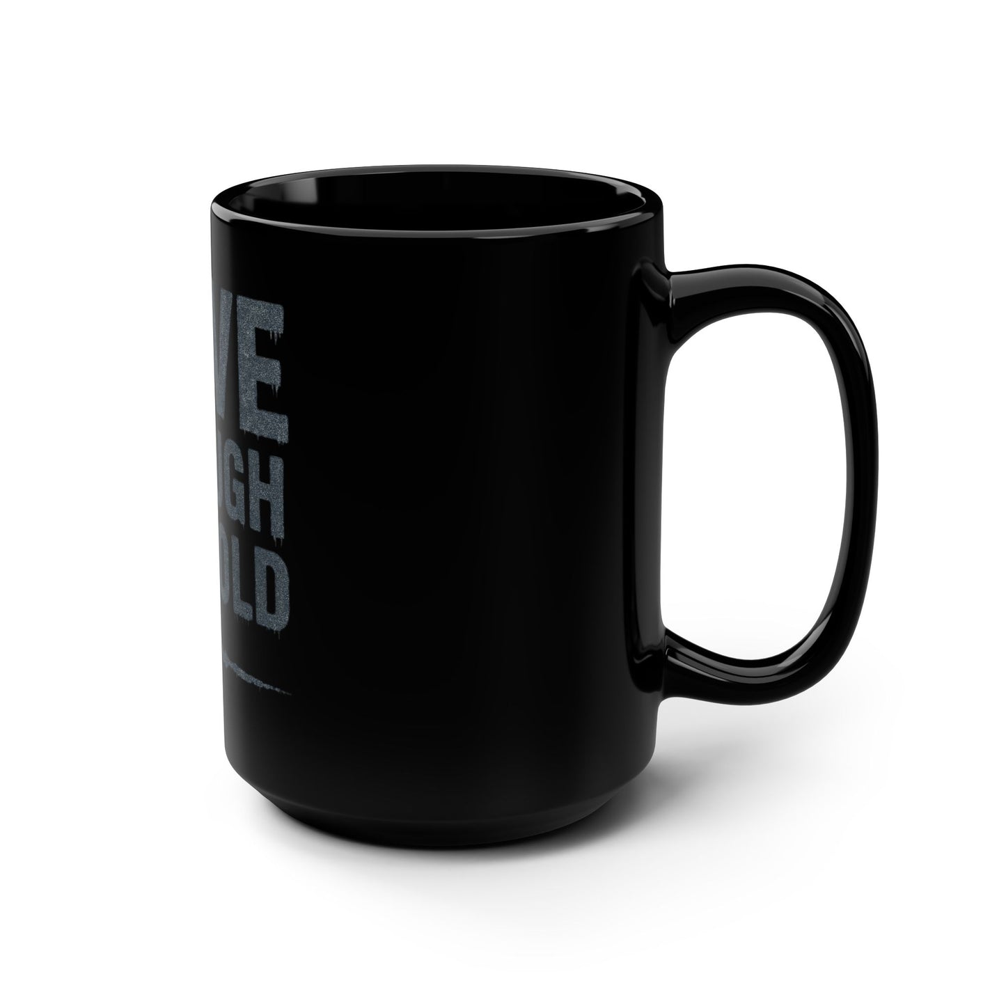 Black Mug with Inspirational Quote, Cozy Gift for Coffee Lovers, Motivational Ceramic Mug, Unique Birthday Present, Perfect for Winter