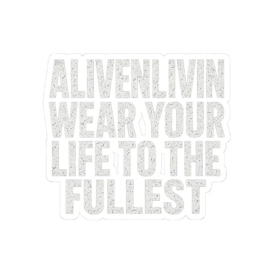 Inspirational Kiss-Cut Stickers for Life Motivation, Laptop Decals, Positive Affirmation Stickers, Self-Improvement Decor