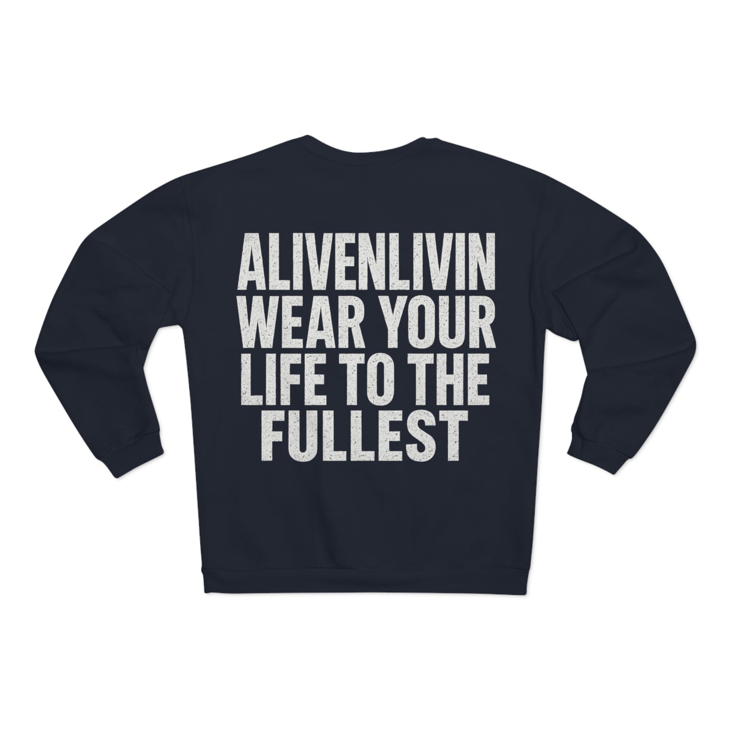 Inspirational Heartbeat Crew Neck Sweatshirt, Motivational Gift, Casual Wear, Unisex Pullover, Fitness Enthusiast