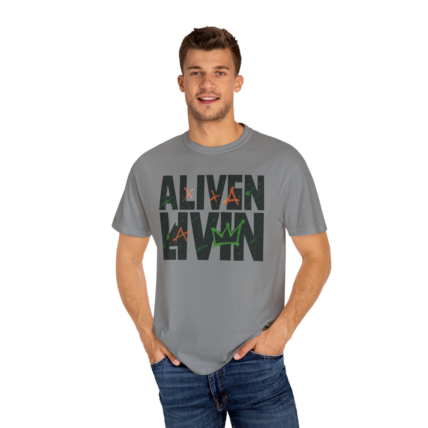 Alive and Livin' Unisex T-Shirt | Casual Wear, Graphic Tee, Gift for Friends, Everyday Comfort, Party Outfit, Summer Style