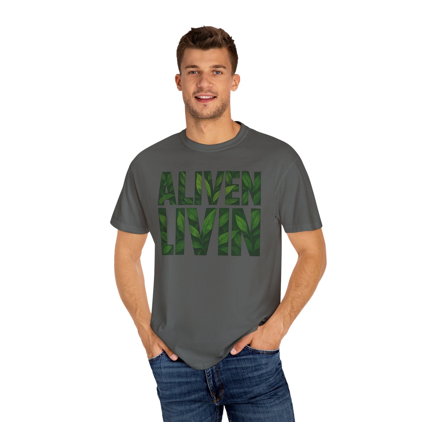 Green Living T-Shirt, Unisex, Eco-Friendly Tee, Casual Wear, Summer Vibes, Gift for Nature Lovers, Stylish Graphic Tee