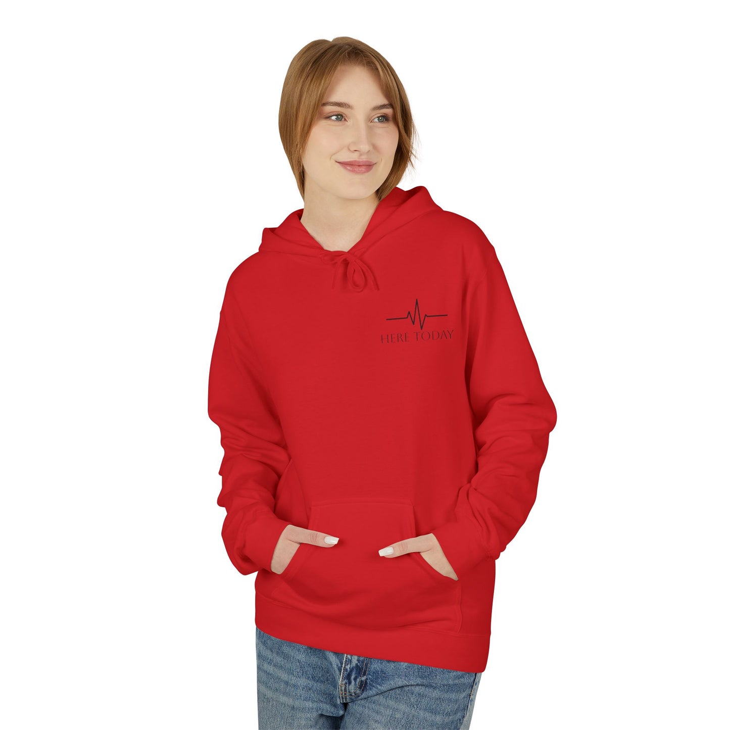 Inspirational Quote Fleece Hoodie, Motivational Apparel, Gifts for Friends, Cozy Casualwear, Great for Celebrations