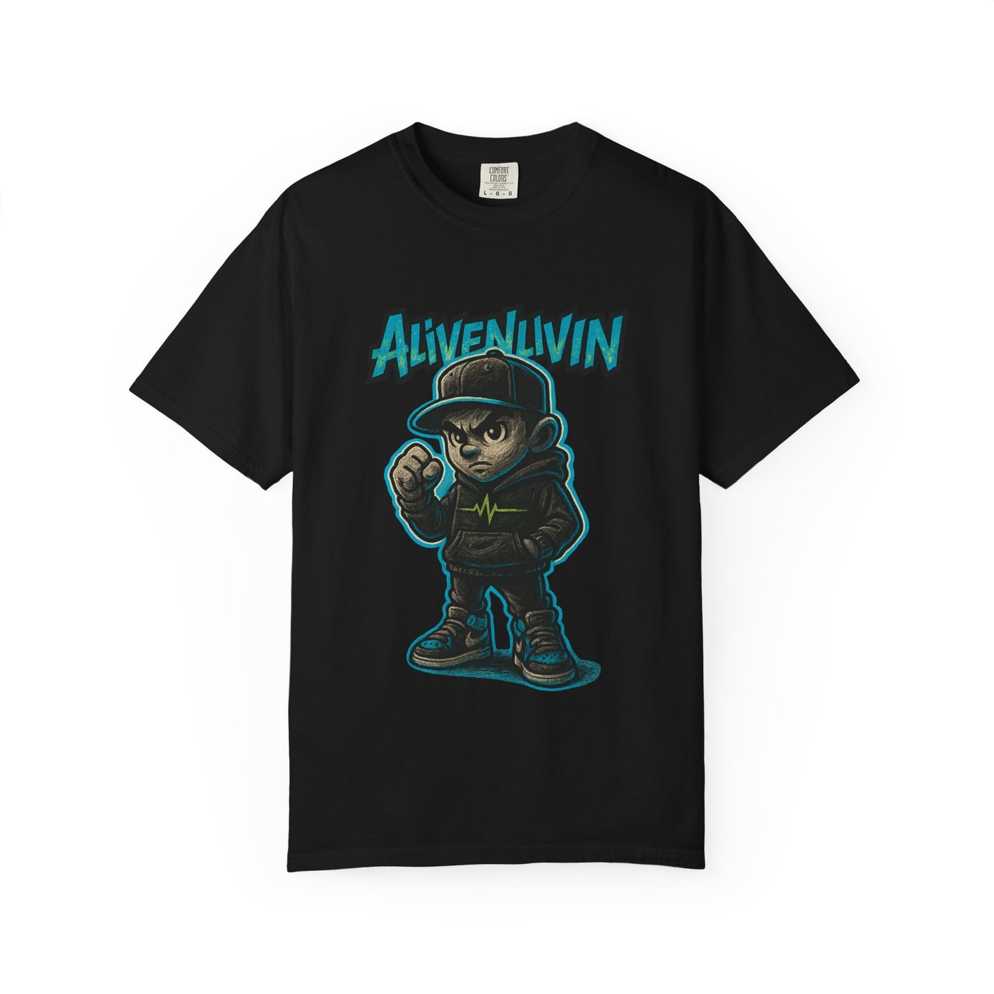 Urban Art-Inspired Unisex T-Shirt for Streetwear Lovers, Graphic Tee for Music Festivals, Casual Wear, Gifts for Teens, Fun Fashion