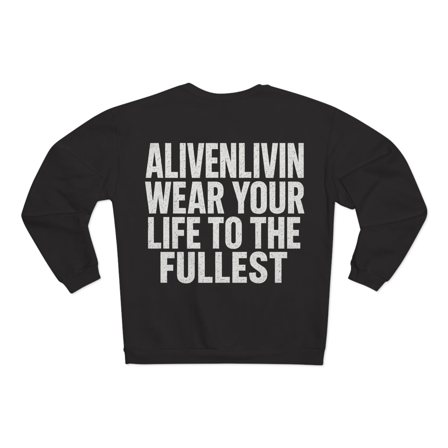 Inspirational Heartbeat Crew Neck Sweatshirt, Motivational Gift, Casual Wear, Unisex Pullover, Fitness Enthusiast