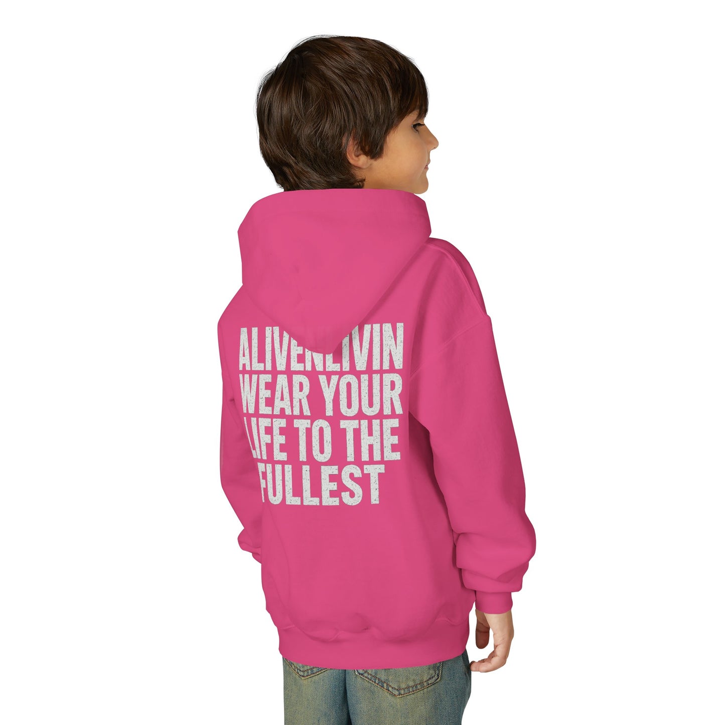 Youth Motivational Hoodie, Wear Your Mindset Sweatshirt, Gift for Kids, Inspirational Apparel, Youth Fashion Hoodie