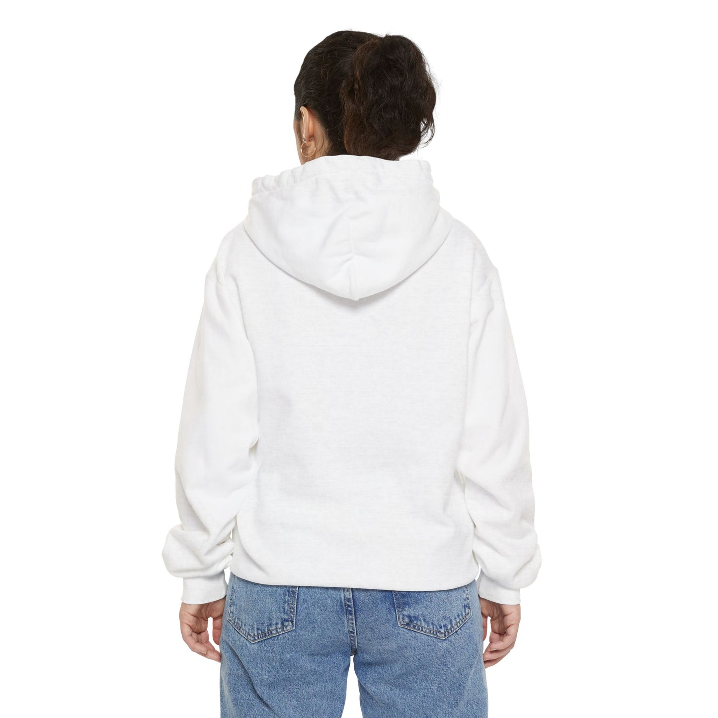 Garment-Dyed Hoodie with 'ALIVEN LIVIN' Design | Cozy Casual Wear, Unisex Sweatshirt, Perfect Gift for Wellness Lovers, Everyday Comfort
