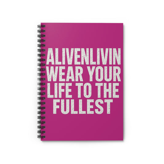 Heartbeat Spiral Notebook - Ruled Line, Journal, Sketchbook, Gift for Writers, School Supplies, Medical Student Stationery