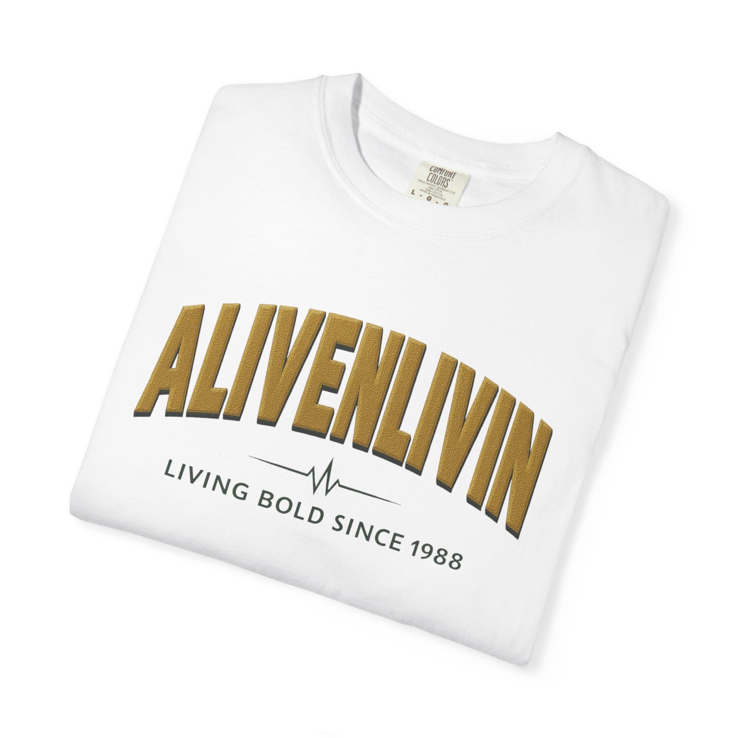 Garment-Dyed T-Shirt - ALIVENLIVIN - Casual Wear, Unisex Fashion, Gift for Him/Her, Retro Style, Everyday Comfort