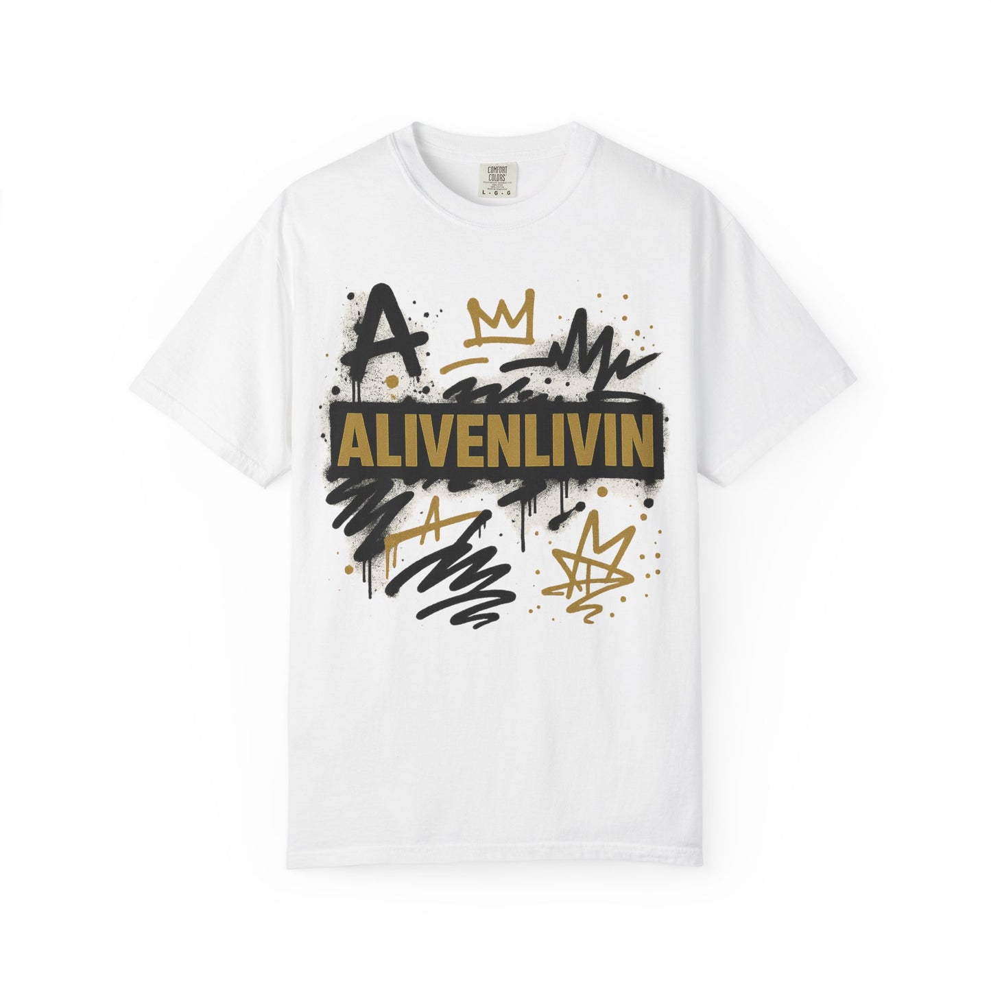 Stylish Graffiti T-Shirt for Creative Souls, Unique Graphic Tee, Casual Wear, Street Style Shirt, Gift for Art Lovers