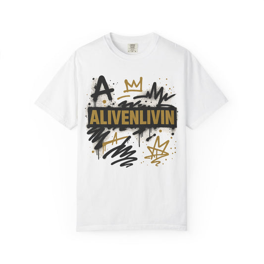 Stylish Graffiti T-Shirt for Creative Souls, Unique Graphic Tee, Casual Wear, Street Style Shirt, Gift for Art Lovers