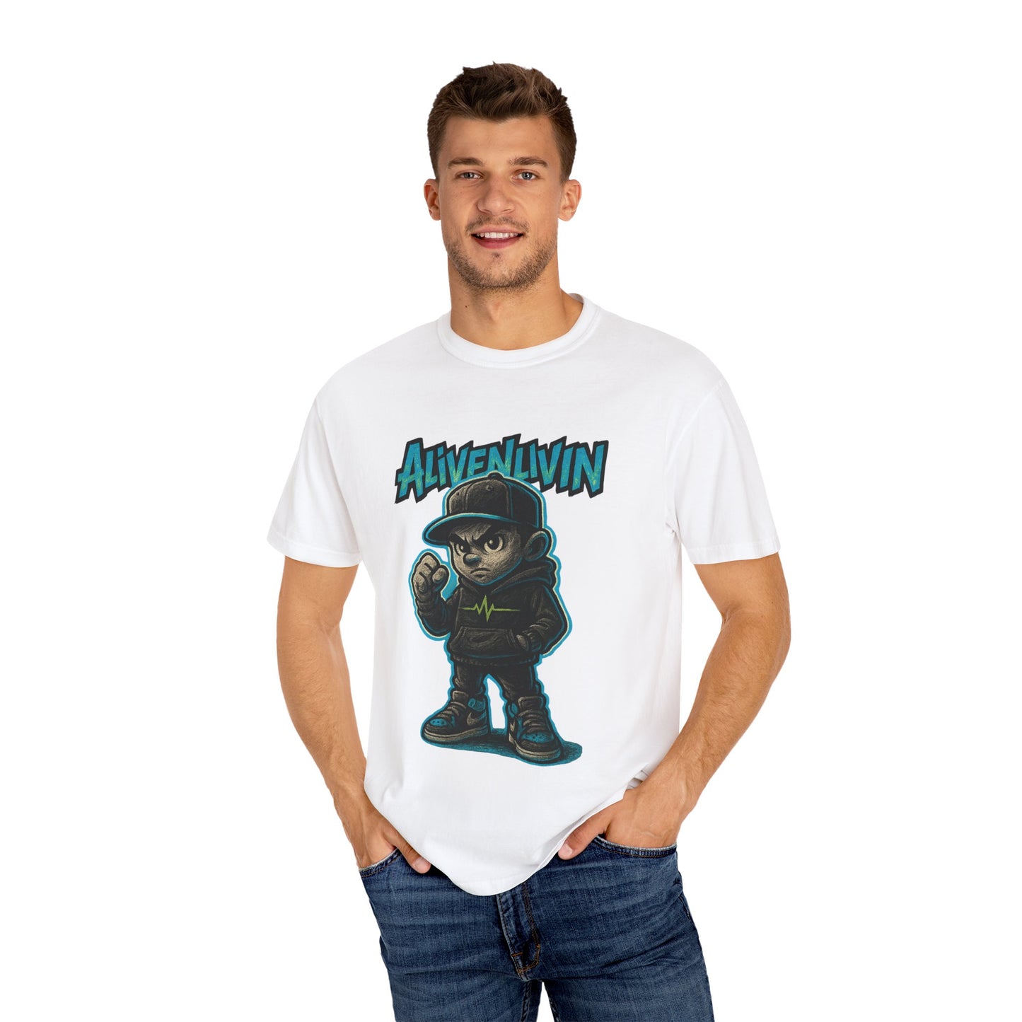 Urban Art-Inspired Unisex T-Shirt for Streetwear Lovers, Graphic Tee for Music Festivals, Casual Wear, Gifts for Teens, Fun Fashion