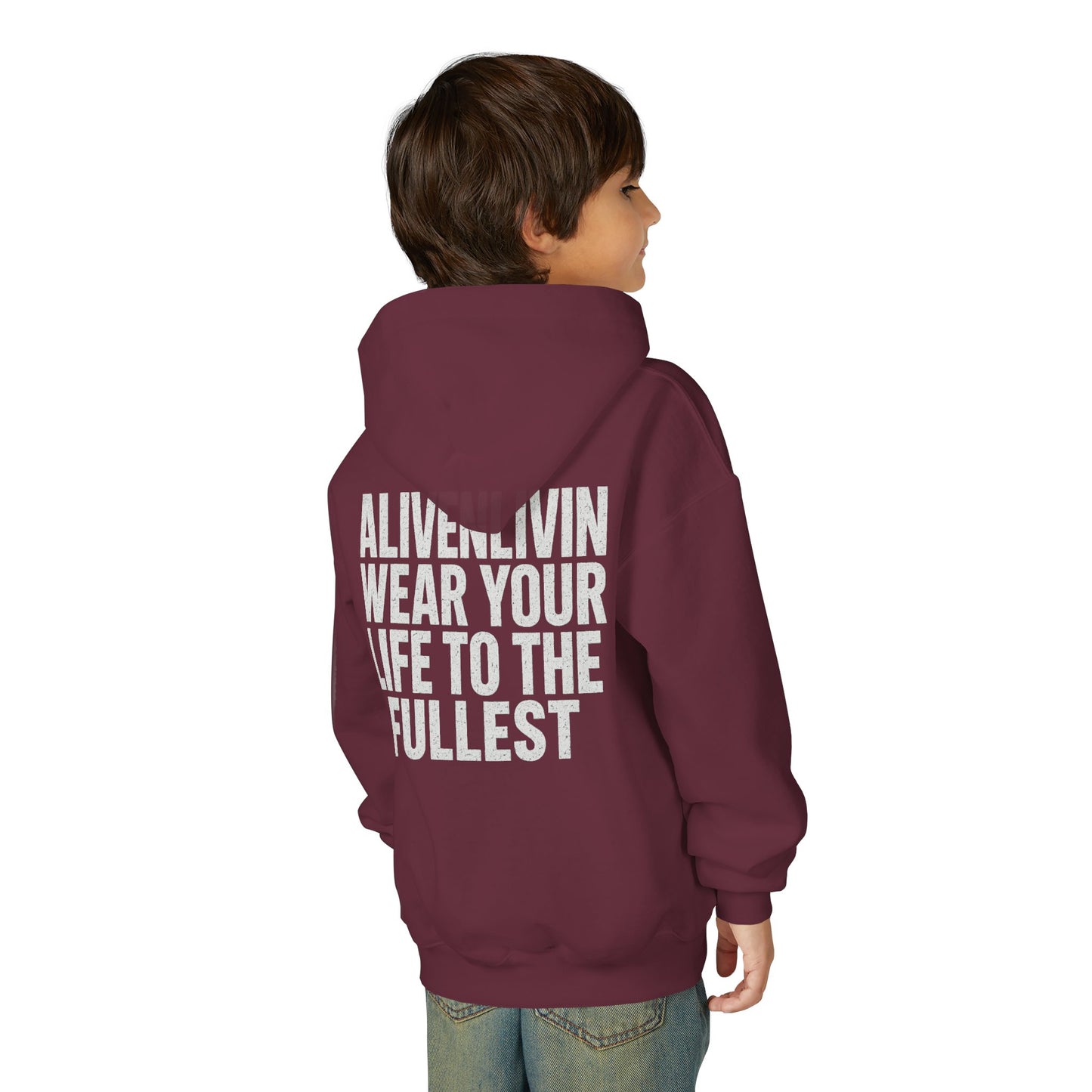 Youth Motivational Hoodie, Wear Your Mindset Sweatshirt, Gift for Kids, Inspirational Apparel, Youth Fashion Hoodie