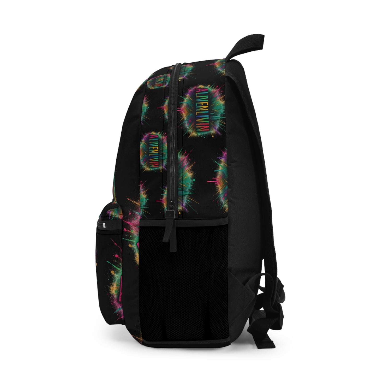Vibrant Graphic Backpack for The Bold, Colorful Backpack, School Gear, Festival Bag, Trendy Accessories, Unique Gift