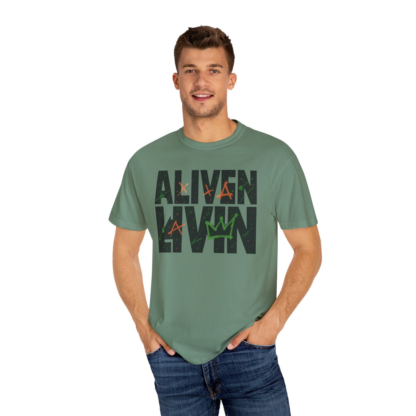 Alive and Livin' Unisex T-Shirt | Casual Wear, Graphic Tee, Gift for Friends, Everyday Comfort, Party Outfit, Summer Style