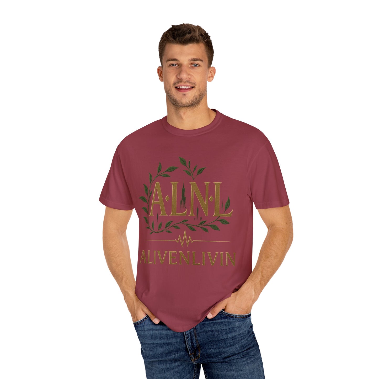 Urban Vibes T-Shirt, Casual Unisex Tee, Streetwear Style, Gift for City Lovers, ALIVENLIVIN Graphic Design