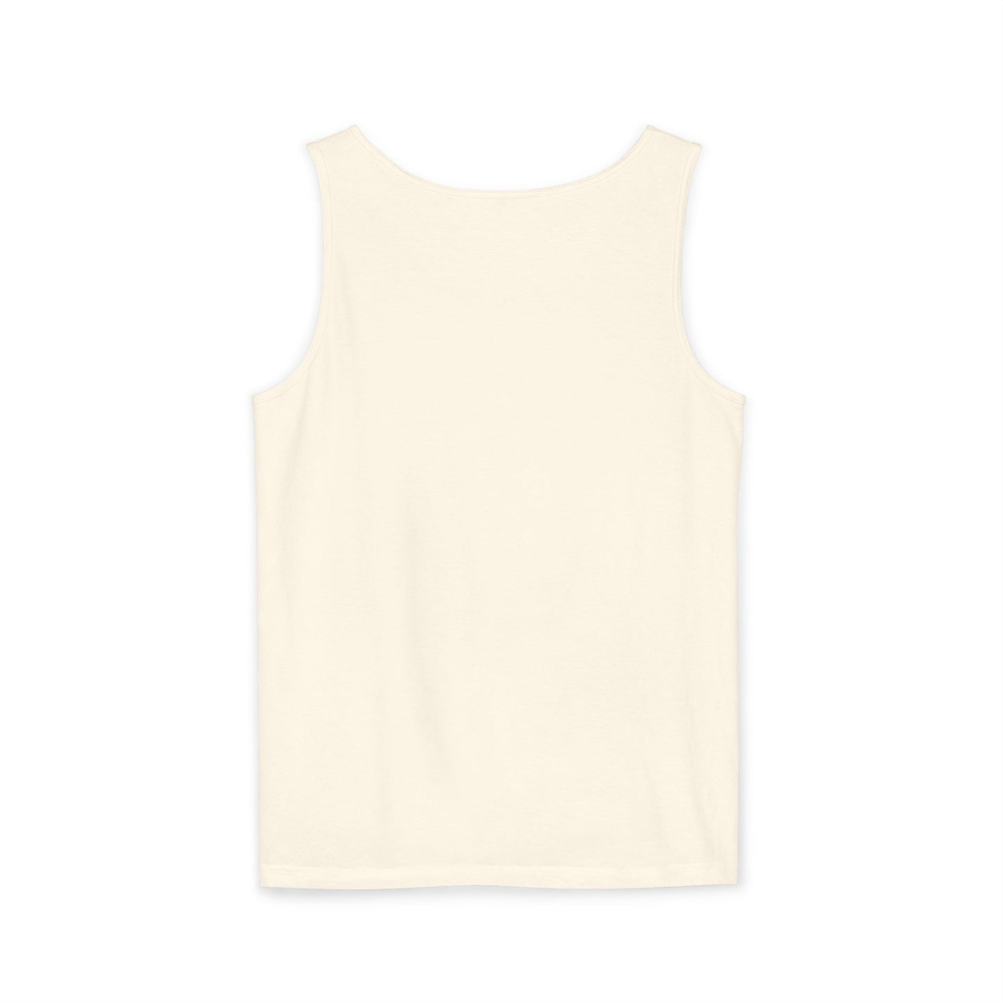 Stylish Unisex Garment-Dyed Tank Top with ANL Design for Casual Days, Beach, Gifts, Summer Wear, and Unique Events