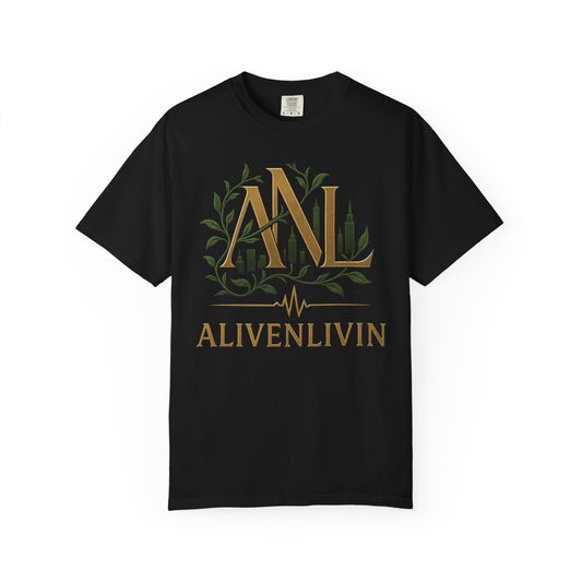 Urban Vibes T-Shirt, Casual Unisex Tee, Streetwear Style, Gift for City Lovers, ALIVENLIVIN Graphic Design