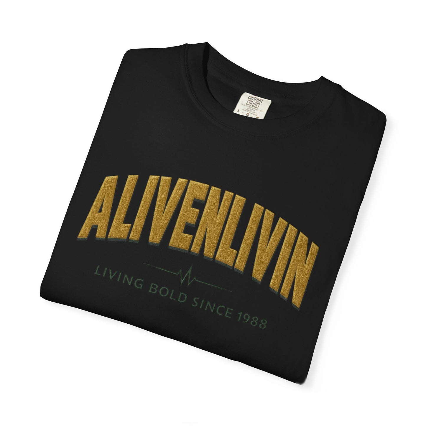 Garment-Dyed T-Shirt - ALIVENLIVIN - Casual Wear, Unisex Fashion, Gift for Him/Her, Retro Style, Everyday Comfort