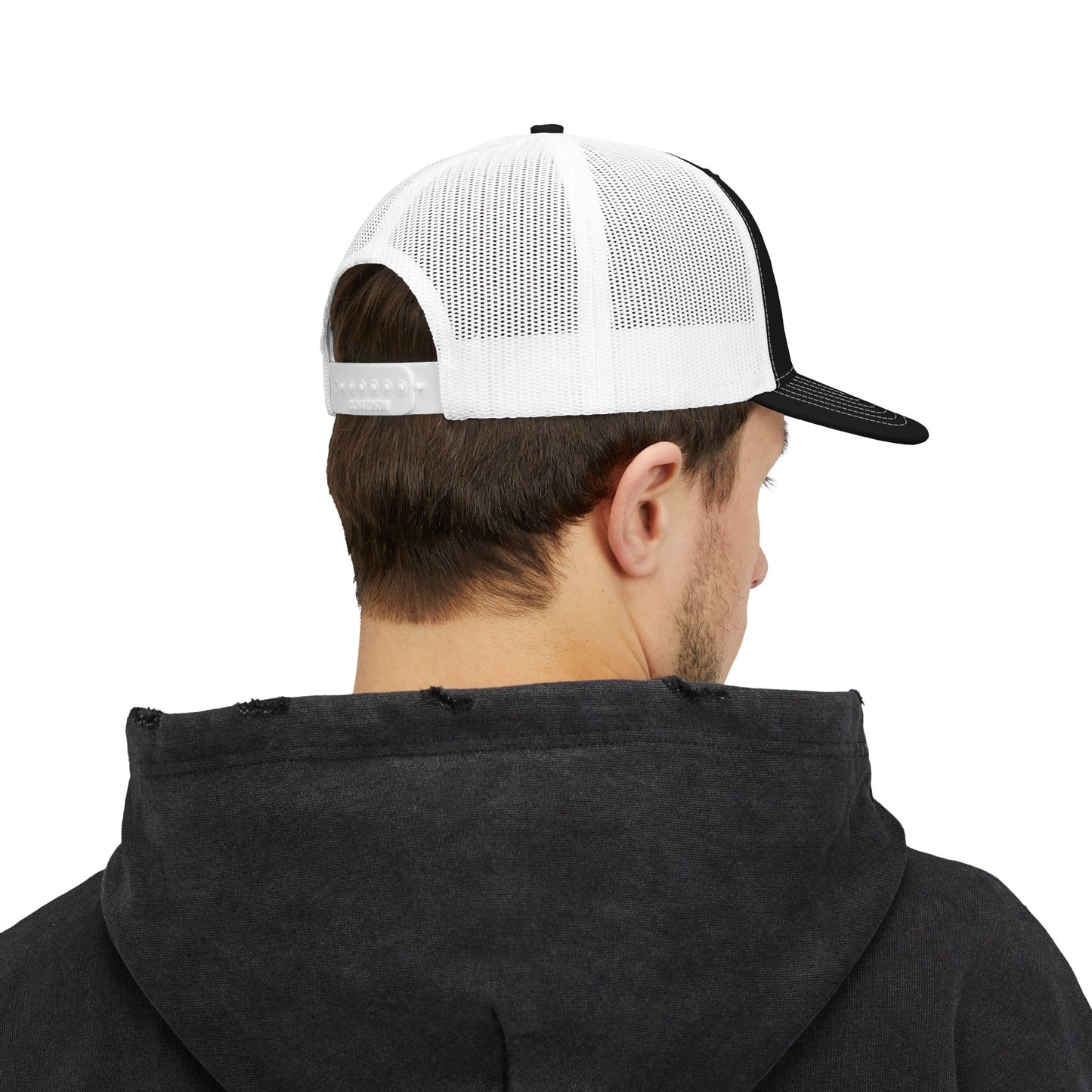 Stylish Snapback Trucker Cap - ALIVENLIVIN Embroidered Hat, Streetwear, Trendy Gift, Summer Accessory, Outdoor Events, Casual Fashion