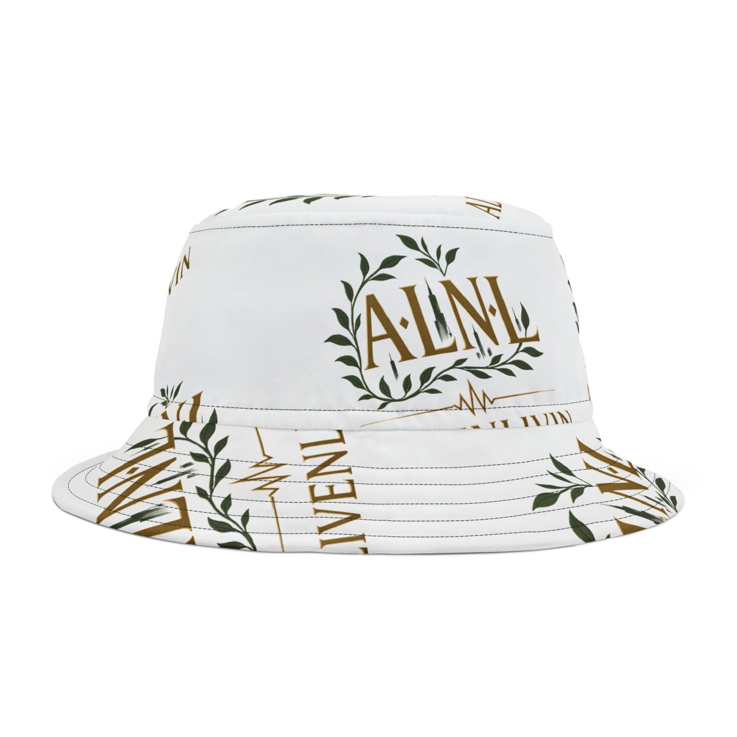 Trendy All-Over Print Bucket Hat - A.P.L.N. Style, Unisex Gift for Beach, Festivals, Sun Protection, Summer Fashion, Casual Wear