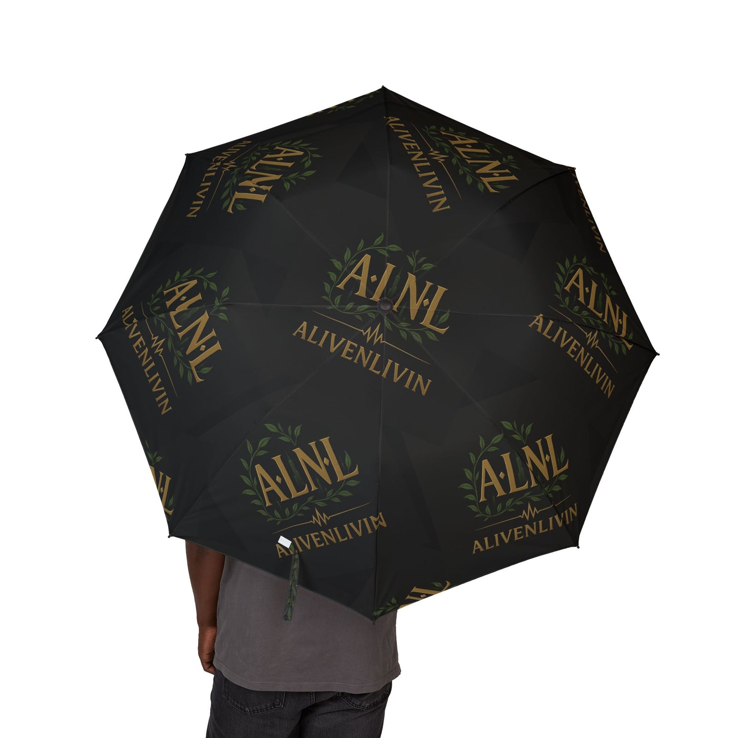 Stylish Semi-Automatic Foldable Umbrella - All Weather Protection, Travel Gear, Gift for Him/Her, Fashionable Rain Accessory, Unique Design