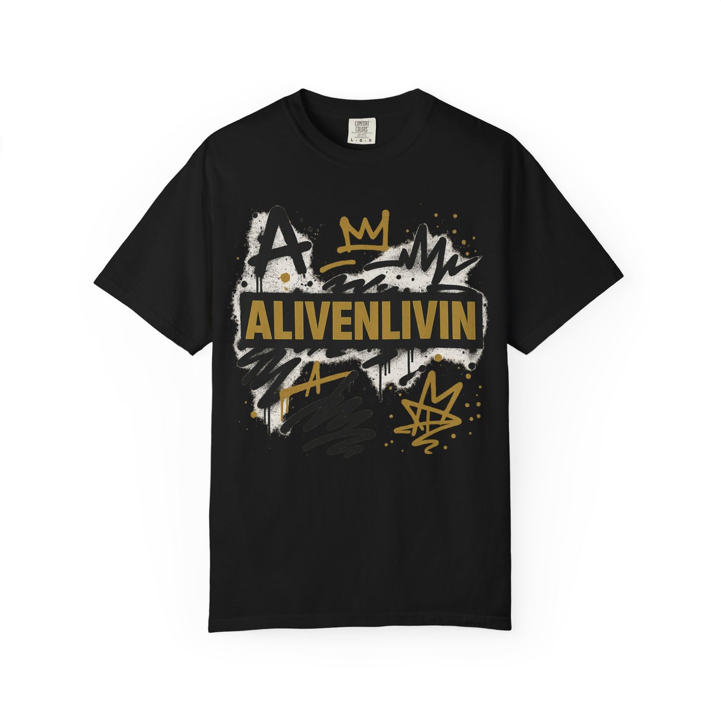 Stylish Graffiti T-Shirt for Creative Souls, Unique Graphic Tee, Casual Wear, Street Style Shirt, Gift for Art Lovers