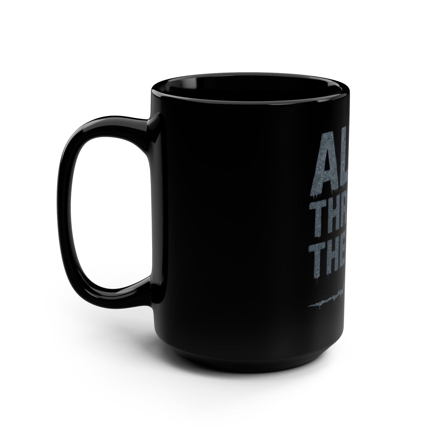 Black Mug with Inspirational Quote, Cozy Gift for Coffee Lovers, Motivational Ceramic Mug, Unique Birthday Present, Perfect for Winter