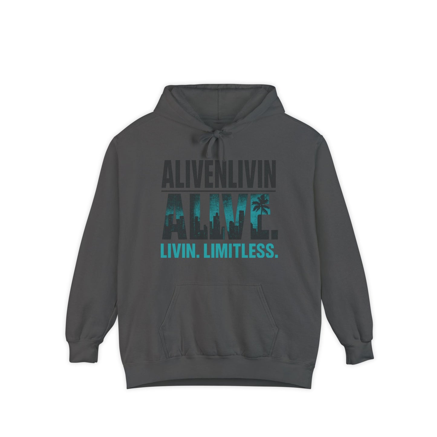 Unisex Inspirational Hoodie | Garment-Dyed Fashion | Gift for Friends, Cozy Layer, Casual Wear, Motivational Message