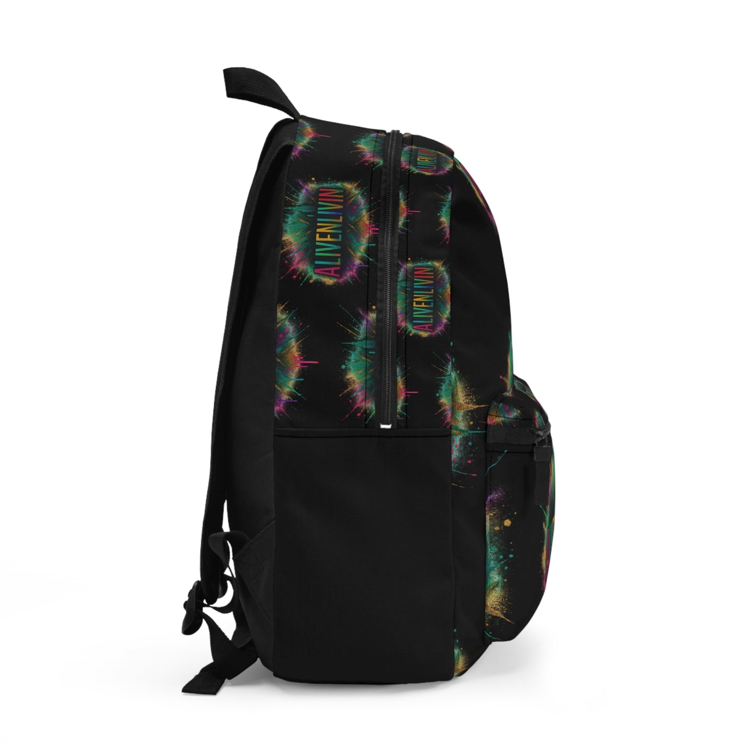 Vibrant Graphic Backpack for The Bold, Colorful Backpack, School Gear, Festival Bag, Trendy Accessories, Unique Gift