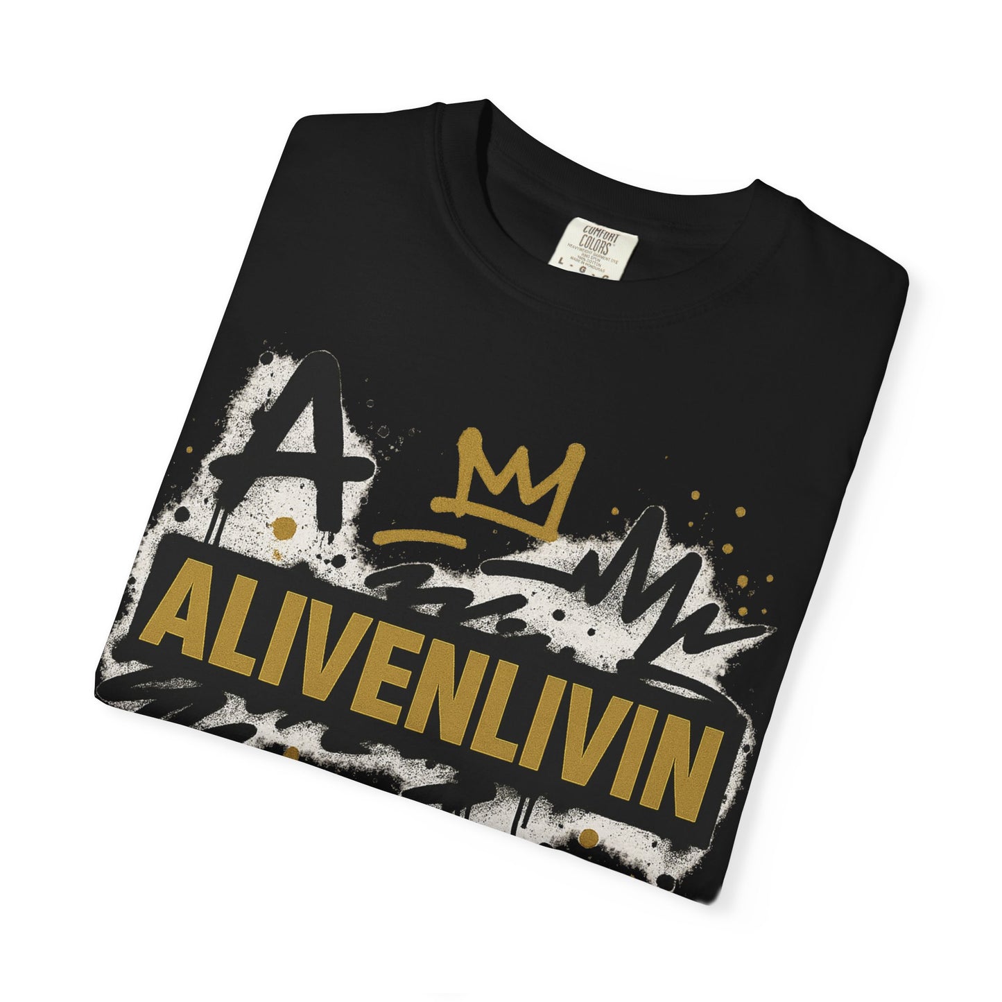 Stylish Graffiti T-Shirt for Creative Souls, Unique Graphic Tee, Casual Wear, Street Style Shirt, Gift for Art Lovers