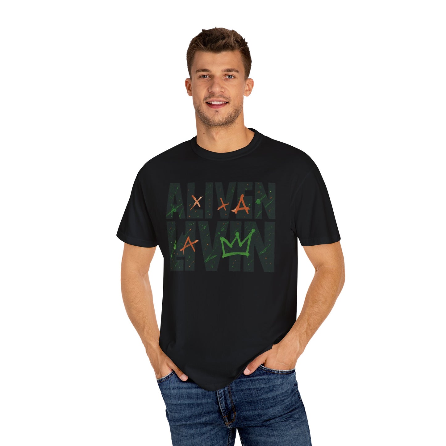 Alive and Livin' Unisex T-Shirt | Casual Wear, Graphic Tee, Gift for Friends, Everyday Comfort, Party Outfit, Summer Style