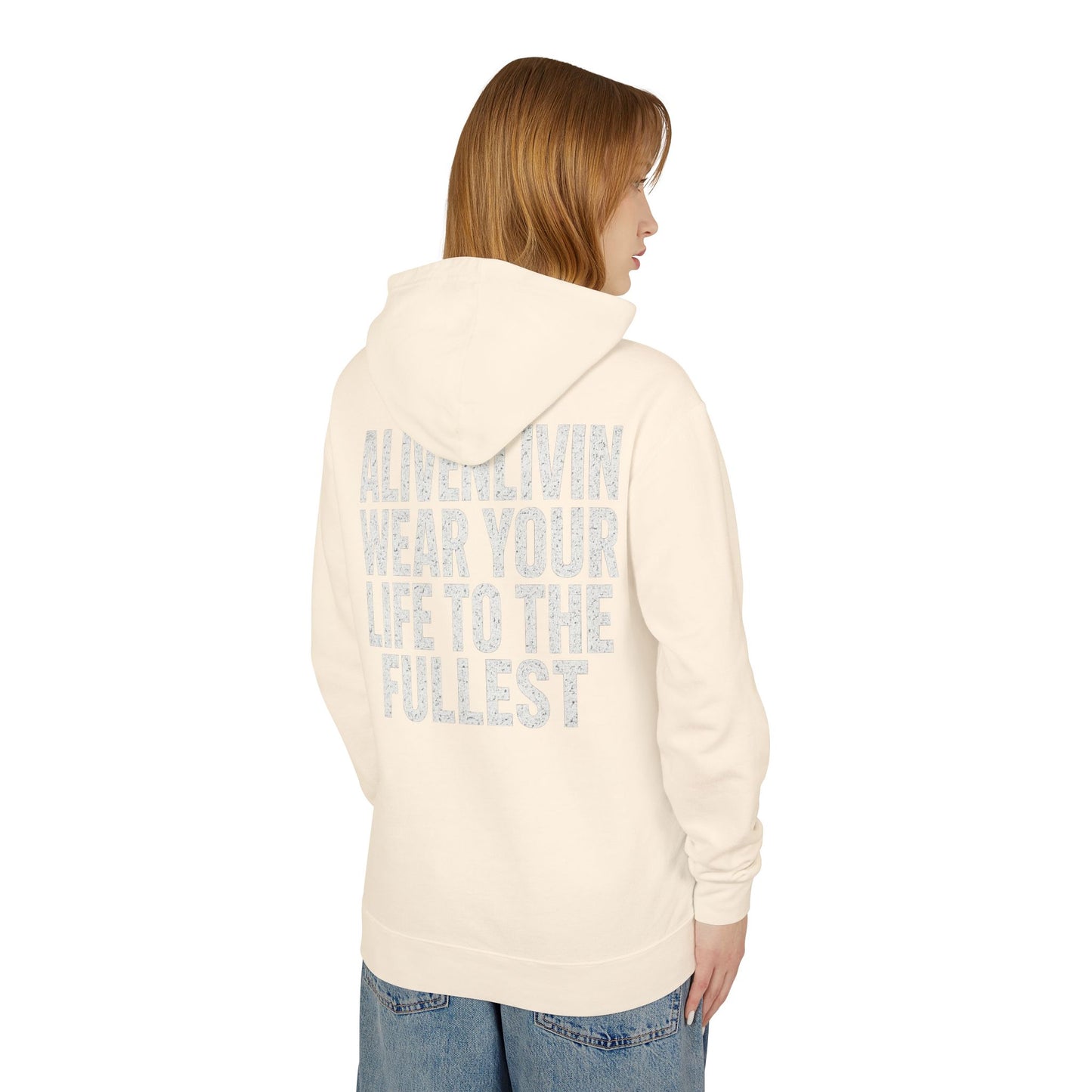Lightweight Inspirational Hoodie, Motivational Sweatshirt for Everyday Wear, Perfect for Gifts, Festivals, and Active Lifestyle