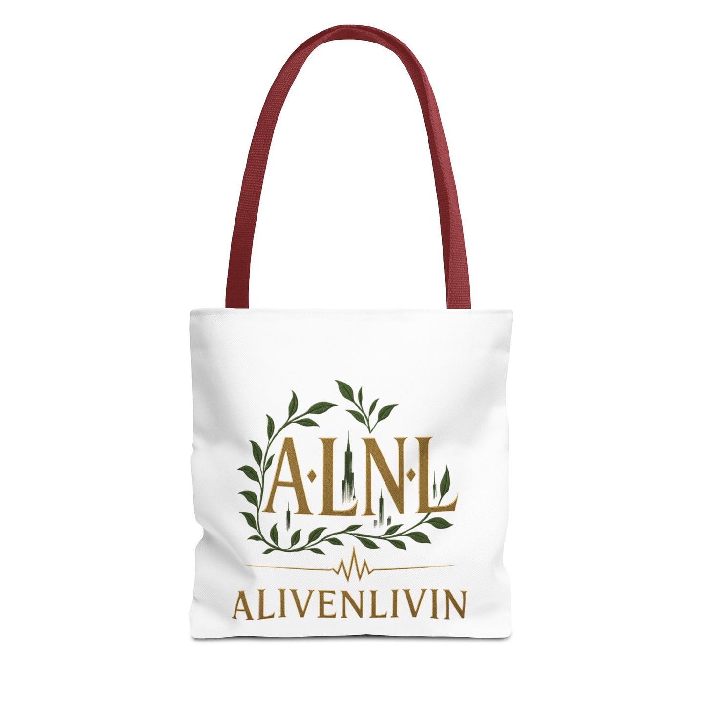 Chic Urban Tote Bag | Stylish Reusable Eco-Friendly Gift for Plant Lovers, Fashionistas, Commuters, AlivenLivin Design
