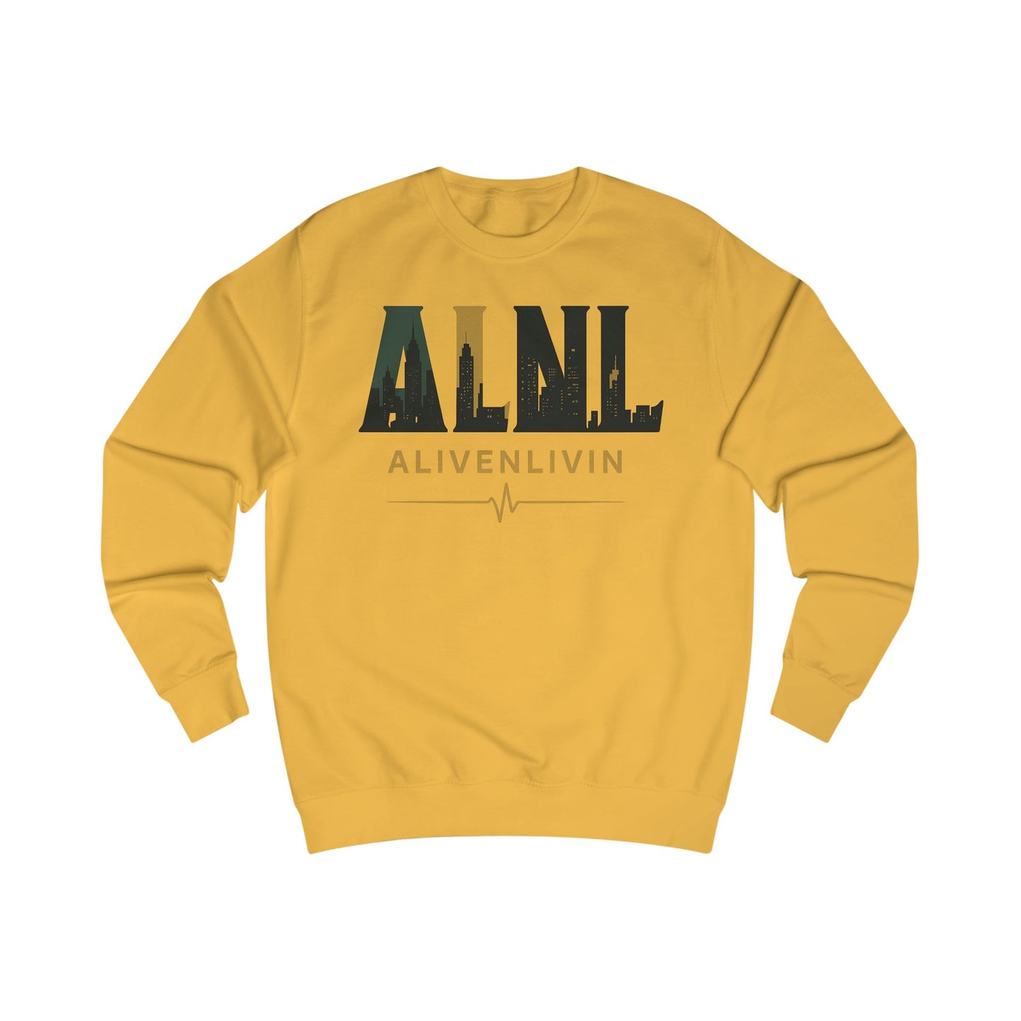 Urban Vibe Unisex Sweatshirt | Playful Cityscape Design, Cozy Fall Wear, Perfect Gift for Teens, Street Style Fashion, Casual Day Out