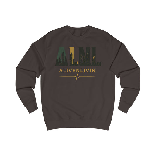 Urban Vibe Unisex Sweatshirt | Playful Cityscape Design, Cozy Fall Wear, Perfect Gift for Teens, Street Style Fashion, Casual Day Out