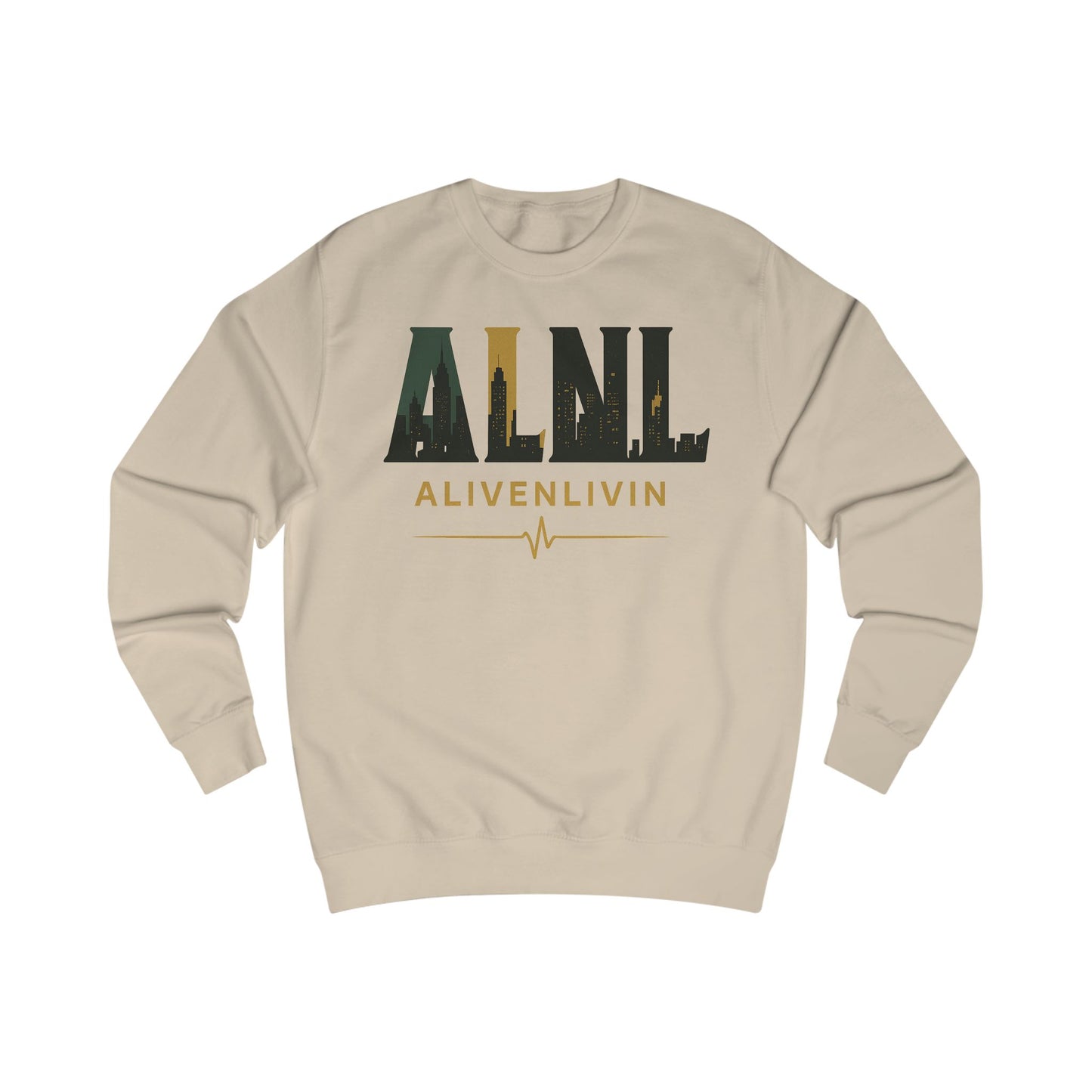 Urban Vibe Unisex Sweatshirt | Playful Cityscape Design, Cozy Fall Wear, Perfect Gift for Teens, Street Style Fashion, Casual Day Out