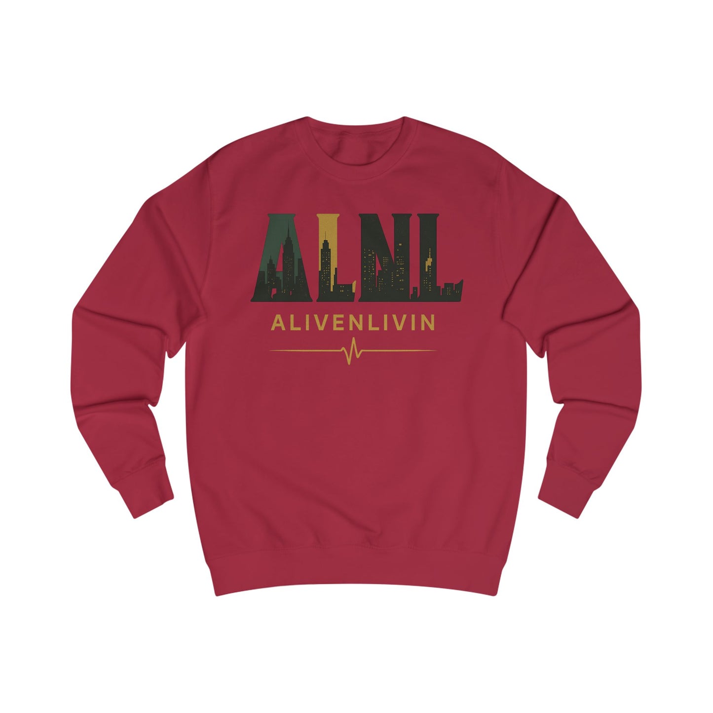 Urban Vibe Unisex Sweatshirt | Playful Cityscape Design, Cozy Fall Wear, Perfect Gift for Teens, Street Style Fashion, Casual Day Out