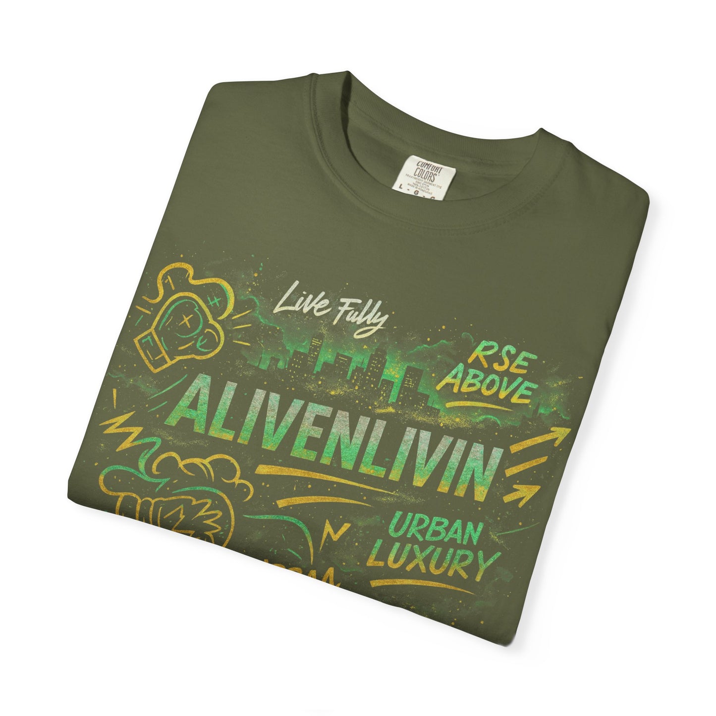 Urban Luxury T-shirt, Unisex Garment-Dyed Tee, Casual Wear, Street Style Apparel, Graphic Tee for Everyday Use