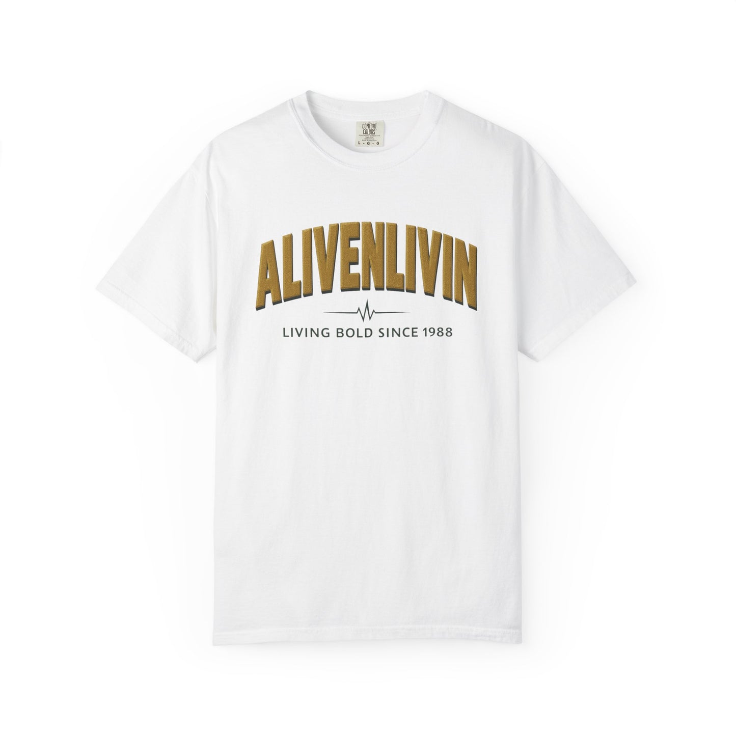 Garment-Dyed T-Shirt - ALIVENLIVIN - Casual Wear, Unisex Fashion, Gift for Him/Her, Retro Style, Everyday Comfort