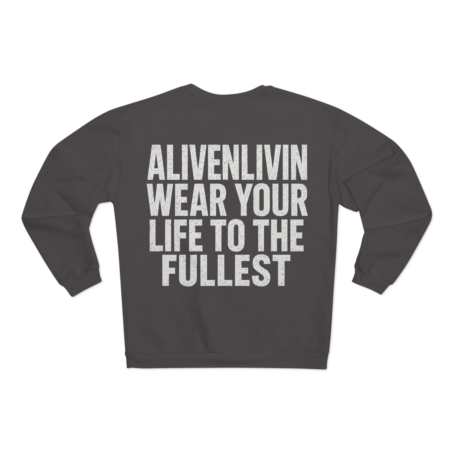Inspirational Heartbeat Crew Neck Sweatshirt, Motivational Gift, Casual Wear, Unisex Pullover, Fitness Enthusiast