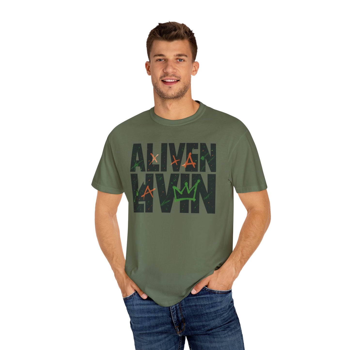 Alive and Livin' Unisex T-Shirt | Casual Wear, Graphic Tee, Gift for Friends, Everyday Comfort, Party Outfit, Summer Style