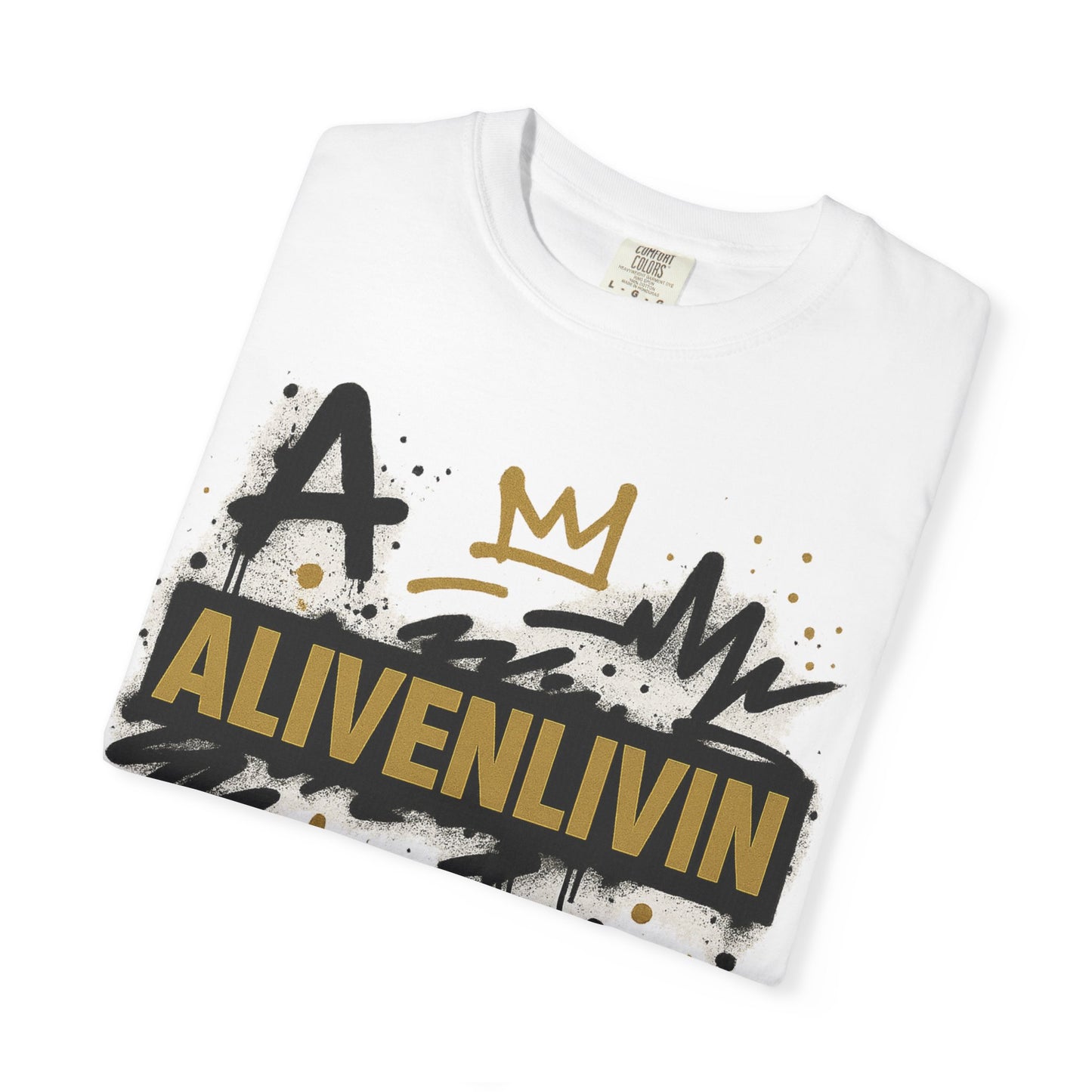 Stylish Graffiti T-Shirt for Creative Souls, Unique Graphic Tee, Casual Wear, Street Style Shirt, Gift for Art Lovers
