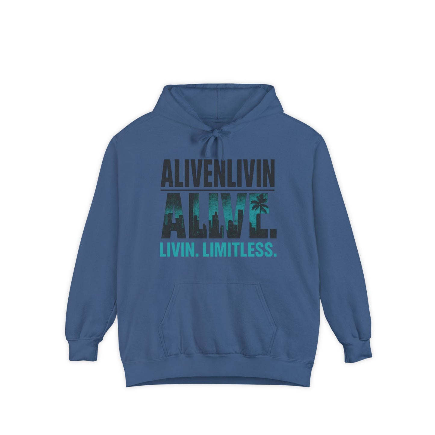 Unisex Inspirational Hoodie | Garment-Dyed Fashion | Gift for Friends, Cozy Layer, Casual Wear, Motivational Message
