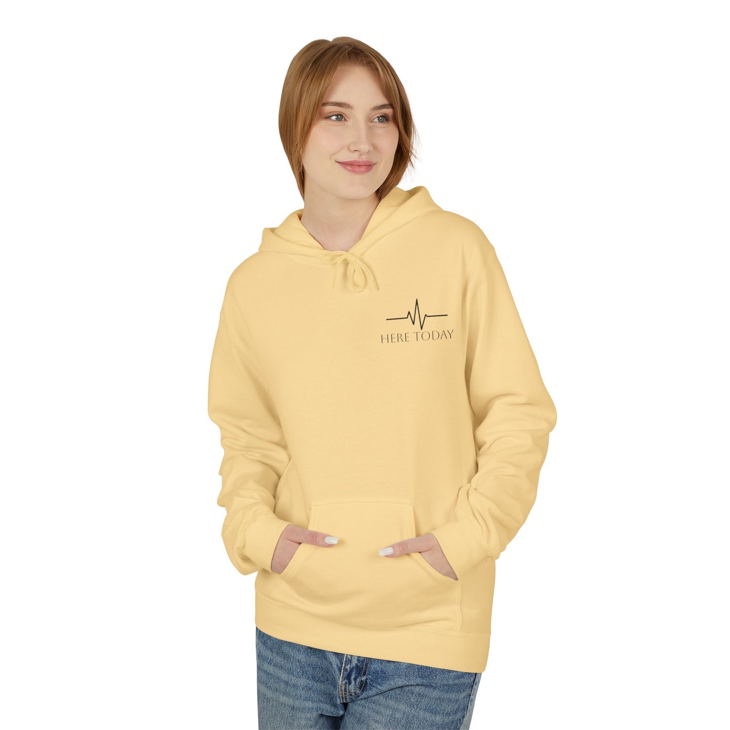 Inspirational Quote Fleece Hoodie, Motivational Apparel, Gifts for Friends, Cozy Casualwear, Great for Celebrations