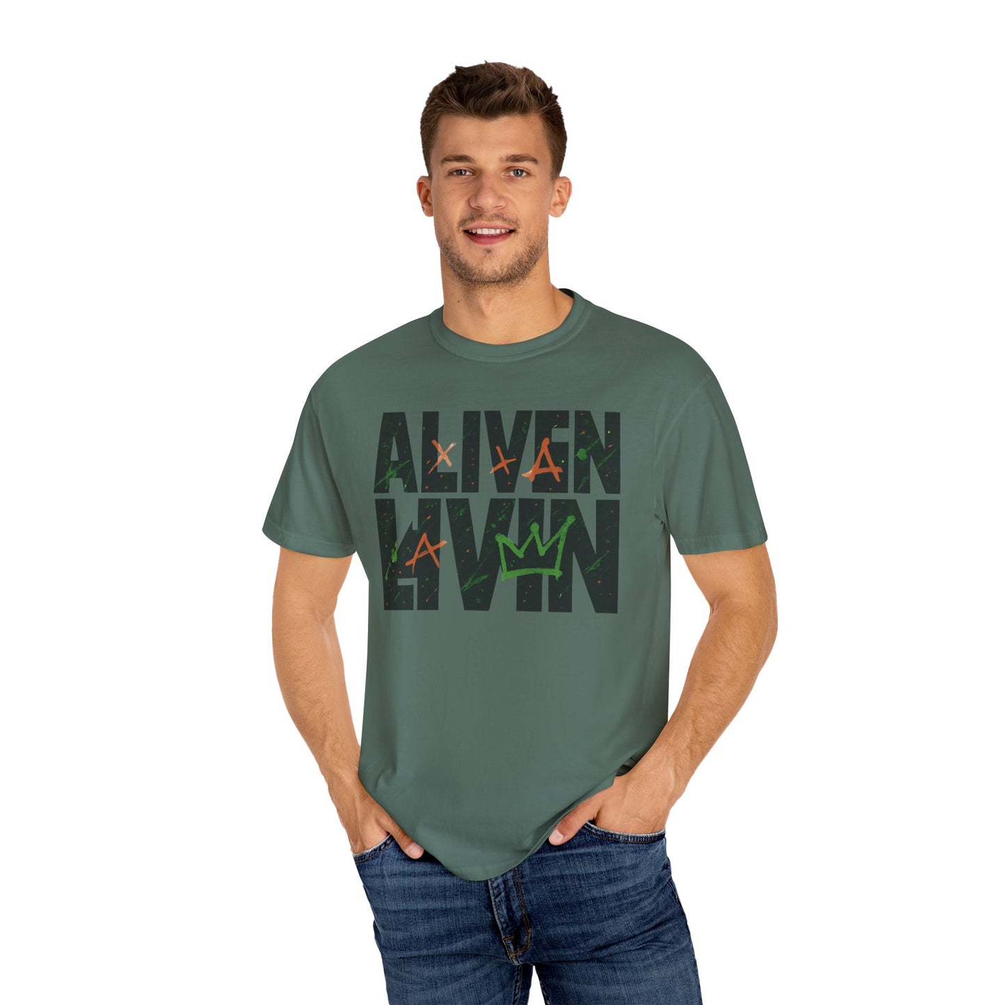 Alive and Livin' Unisex T-Shirt | Casual Wear, Graphic Tee, Gift for Friends, Everyday Comfort, Party Outfit, Summer Style