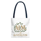 Chic Urban Tote Bag | Stylish Reusable Eco-Friendly Gift for Plant Lovers, Fashionistas, Commuters, AlivenLivin Design