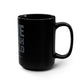 Black Mug with Inspirational Quote, Cozy Gift for Coffee Lovers, Motivational Ceramic Mug, Unique Birthday Present, Perfect for Winter