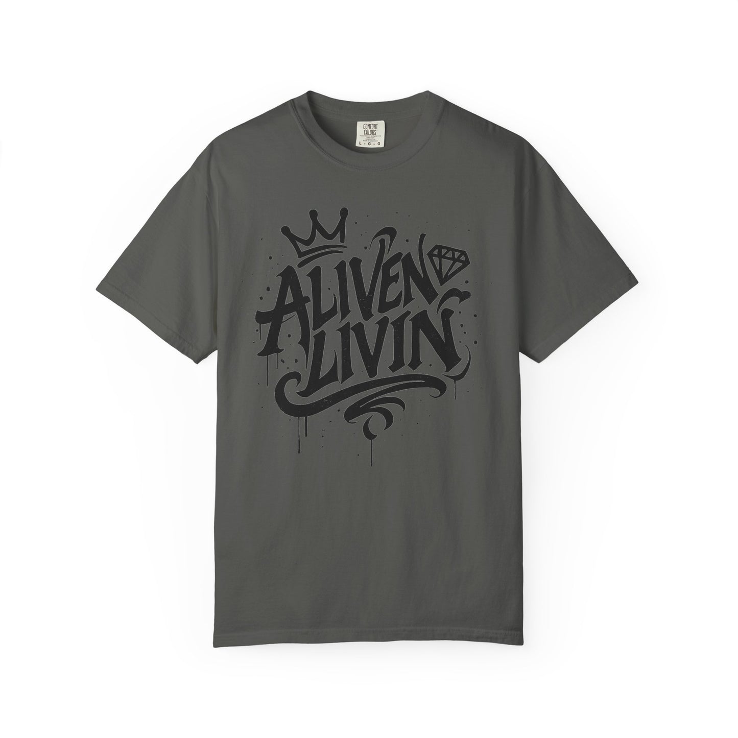Stylish Unisex Graphic Tee - "ALIVEN LIVIN" - Trendy Streetwear, Casual Gift, Comfortable Everyday Wear, Cool Summer Top, Unique [...]