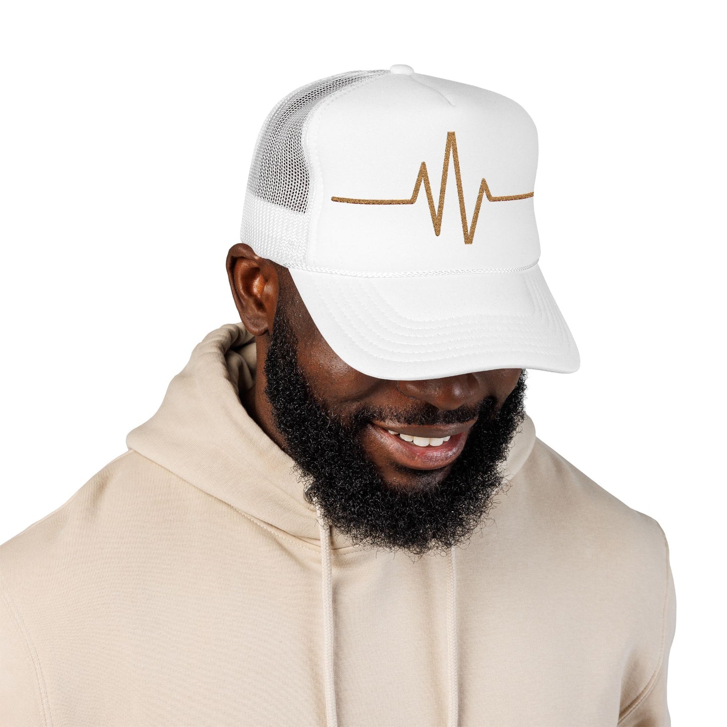 Heartbeat Embroidered Foam Trucker Hat, Stylish Cap for Health Enthusiasts, Gift for Nurses and Doctors, Fashionable Outdoor Wear, [...]