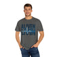 Unisex Garment-Dyed T-shirt - Aliven Livin, Casual Wear, Graphic Tee, Gift for Health Enthusiasts, Motivational Apparel